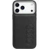 Dėklas Audi TT Synthetic Leather MagSafe Apple iPhone 17 Pro Max juodos spalvos
