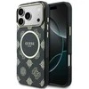 Dėklas Guess IML Peony Dot MagSafe Case for iPhone 17 Pro Max - Juodas