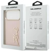 Karl Lagerfeld Karl Script Logo dėklas skirtas Apple iPhone 17 Pro Max rožinės spalvos