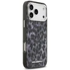 Karl Lagerfeld IML Leopard Pattern MagSafe dėklas skirtas Apple iPhone 17 Pro Max juodos spalvos
