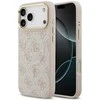 Guess PU Leather 4G Gold Frame MagSafe dėklas skirtas Apple iPhone 17 Pro Max rožinės spalvos