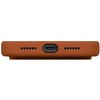 UNIQ Lino dėklas skirtas Apple iPhone 17 Pro Max Magclick Charging oranžinės spalvos