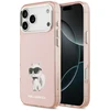Dėklas Original Pouch Karl Lagerfeld IML Aquarelle Choupette & Logo Magsafe skirtas Apple iPhone 17 Pro Max pink