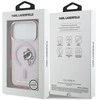 Dėklas Karl Lagerfeld IML Peekaboo MagSafe Case for iPhone 17 Pro Max - Rožinė