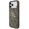 Dėklas Guess 4G Big Logo skirtas Apple iPhone 17 Pro Max rudos spalvos