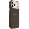 Telefono dėklas iPhone 17 Pro Max rudas MagSafe Guess