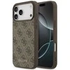 Telefono dėklas iPhone 17 Pro Max rudas margintas Guess
