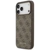 Telefono dėklas iPhone 17 Pro Max rudas margintas Guess