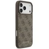 Telefono dėklas iPhone 17 Pro Max rudas margintas Guess