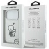 „Karl Lagerfeld Karl & Choupette Back MagSafe“ dėklas, skirtas „iPhone 17 Pro Max“ – skaidrus