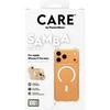 „Panzer Glass CARE by PanzerGlass“ madingas „Samba“ su baltu „MagSafe iPhone 17 Pro Max“ apsauginiu stikliuku