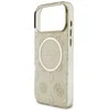 Dėklas Guess IML Peony Dot MagSafe Case for iPhone 17 Pro Max - rusvai gelsvas