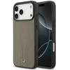 Dėklas Mercedes Leather The Move MagSafe skirtas Apple iPhone 17 Pro Max taupe