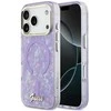 Dėklas Guess IML Shell Script Metal MagSafe Case for iPhone 17 Pro Max - Violetinė