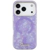 Dėklas Guess IML Shell Script Metal MagSafe Case for iPhone 17 Pro Max - Violetinė