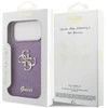 Dėklas Guess Fixed Glitter Big 4G skirtas Apple iPhone 17 Pro Max lilac