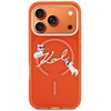 Dėklas Karl Lagerfeld IML Choupettes Karl Script Logo MagSafe Case for iPhone 17 Pro - Oranžinis