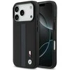 Dėklas BMW M Perforated Stripe Logo MagSafe Apple iPhone 17 Pro mėlynas