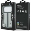 Dėklas BMW M Perforated Stripe Logo MagSafe Apple iPhone 17 Pro pilka