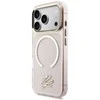 Dėklas Karl Lagerfeld IML KL Script Logo MagSafe Case for iPhone 17 Pro - Rožinė