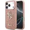 Telefono dėklas iPhone 17 Pro rožinis blizgus Guess