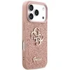 Telefono dėklas iPhone 17 Pro rožinis blizgus Guess