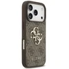 Telefono dėklas iPhone 17 Pro rudas margintas Guess