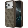 Telefono dėklas iPhone 17 Pro rudas margintas Guess