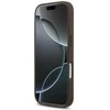 Telefono dėklas iPhone 17 Pro rudas margintas Guess