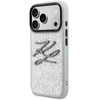 Dėklas Karl Lagerfeld IML Glitter KL Diamond Logo case for iPhone 17 Pro - sidabrinis