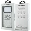 Dėklas Karl Lagerfeld IML Glitter KL Diamond Logo case for iPhone 17 Pro - sidabrinis