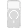 Telefono dėklas iPhone 17 Pro skaidrus su blizgučiais MagSafe Uniq