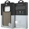 Dėklas Mercedes Leather The Move MagSafe Apple iPhone 17 Pro taupe
