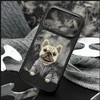 „Nimmy Gentle Pets“ serijos šunims skirtas „MagSafe“ dėklas, skirtas „iPhone 17 Pro“ - juodas