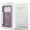 Dėklas Guess Fixed Glitter Big 4G Apple iPhone 17 Pro lilac
