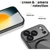 Tech-Protect MagFlex MagSafe dėklas skirtas Apple iPhone 17 – skaidrus juodos spalvos