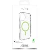 Puro Lite Mag TPU+PC dėklas, suderinamas su „MagSafe“, skirtas „iPhone 17“ – skaidrus su žaliu žiedu