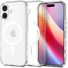 Telefono dėklas iPhone 17 skaidrus MagSafe Spigen