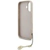 Guess 4G Charm dėklas skirtas Apple iPhone 17 Tone on Tone rožinės spalvos