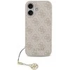 Guess 4G Charm dėklas skirtas Apple iPhone 17 Tone on Tone rožinės spalvos