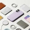 Ringke Silicone Magnetic MagSafe dėklas skirtas Apple iPhone 17 – violetinės spalvos