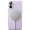 Ringke Silicone Magnetic MagSafe dėklas skirtas Apple iPhone 17 – violetinės spalvos