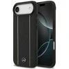 Mercedes Leather Star Pattern Stripes MagSafe dėklas skirtas Apple iPhone Air juodos spalvos