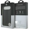 Mercedes Leather Star Pattern Stripes MagSafe dėklas skirtas Apple iPhone Air juodos spalvos