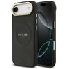 Dėklas Guess Peony Hot Stamp MagSafe Case for iPhone Air - Juodas