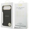 „Guess Peony Hot Stamp MagSafe“ dėklas, skirtas „iPhone Air“ – Juodas