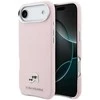 Dėklas Karl Lagerfeld Karl & Choupette Head Pins Saffiano MagSafe iPhone Air Case - Rožinė