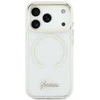 Dėklas Guess IML Script Metal MagSafe Case for iPhone Air - Clear