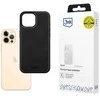 3Mk Telefono dėklas juodas, suderinamas su iPhone 12 / 12 Pro
