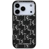 Karl Lagerfeld IML KL Monogram MagSafe dėklas skirtas Apple iPhone 17 Pro juodos spalvos